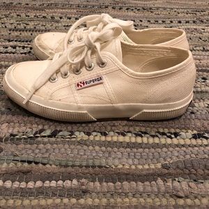 Superga White Cotu Sneakers Women US 4 Euro 34